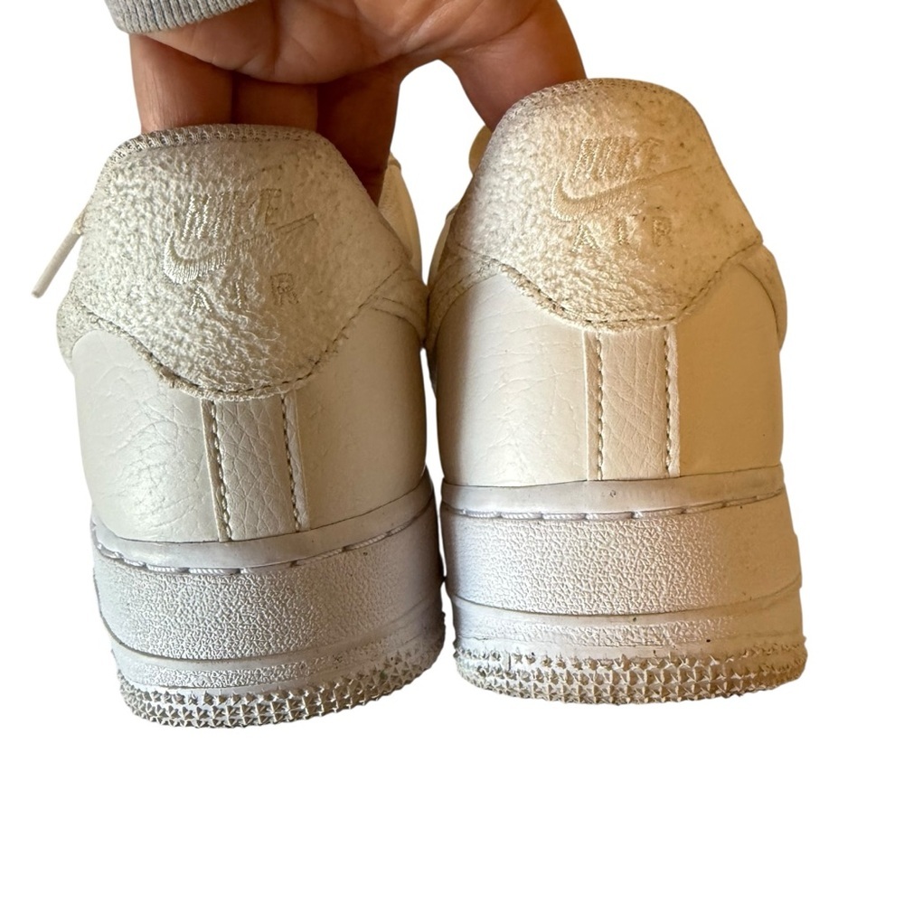 Womens Nike Air Force 1 Low '07 Essential Cream Ivory Size 8 Sneakers Shoes - Picture 4 of 6
